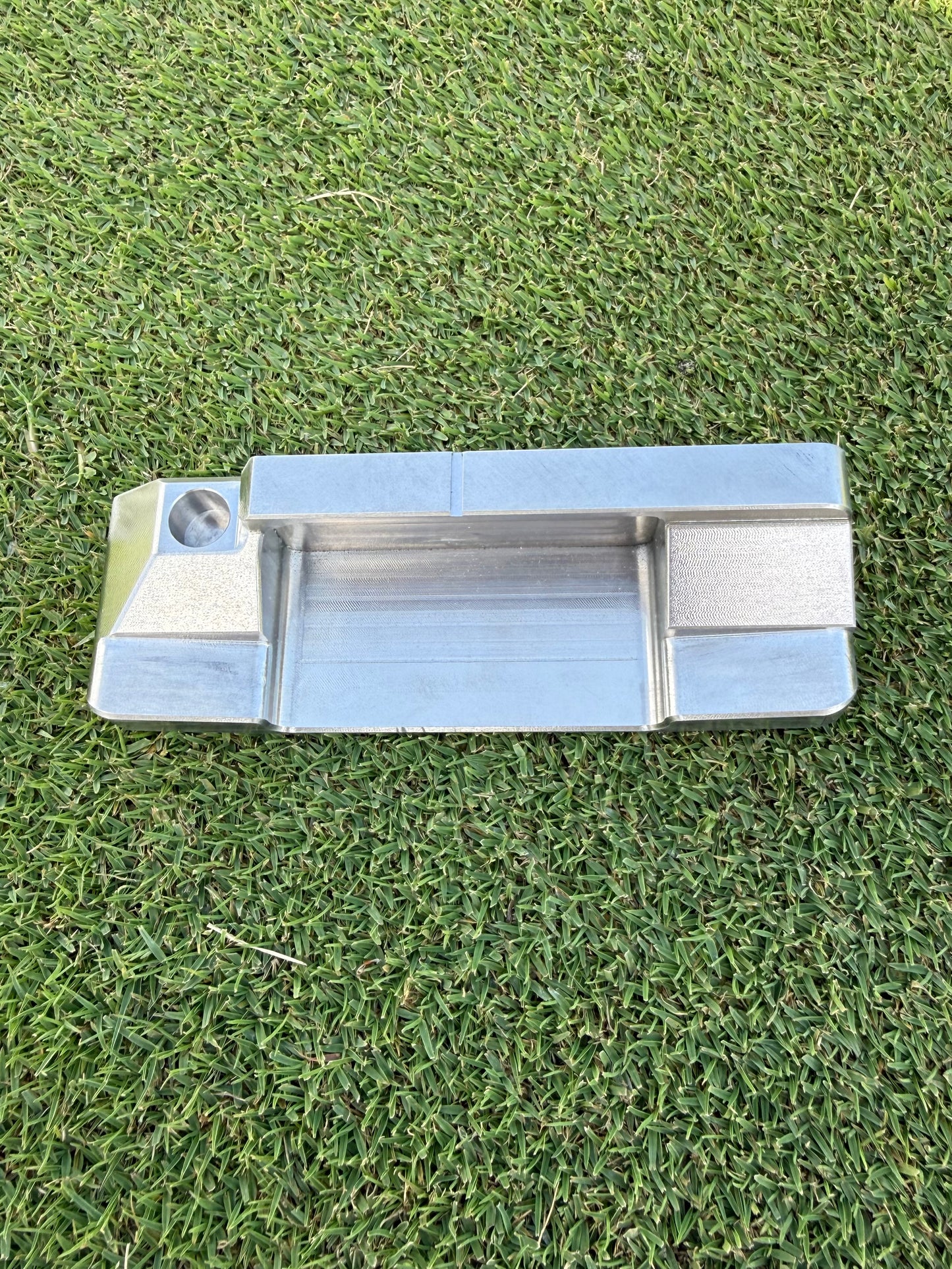 Wide Blade Putter Head Blank - 303 Stainless Steel Raw Finish