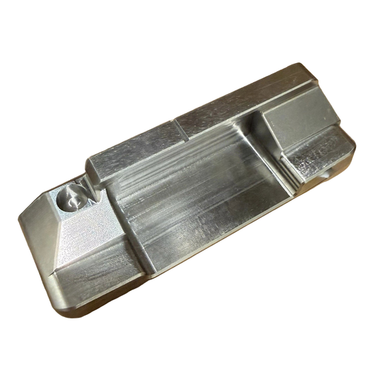 Wide Blade Putter Head Blank - 303 Stainless Steel Raw Finish